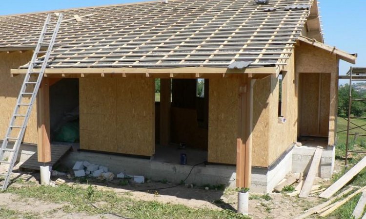 Construction de maison ossature bois Matour